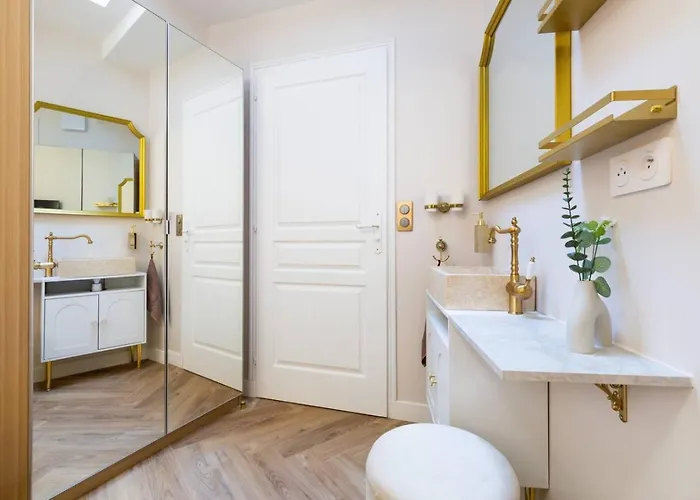 Magnifique 3 3 Sde Avec Clim Et Jacuzzi * باريس